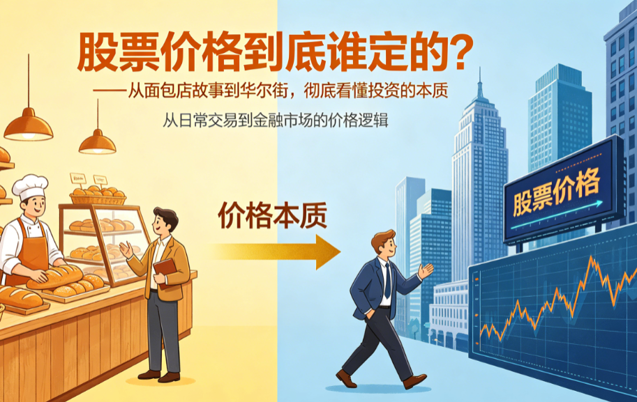 股票价格到底谁定的？——从面包店故事到华尔街，彻底看懂投资的本质